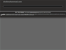 Tablet Screenshot of dralimuhammad.com